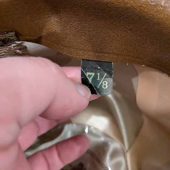 Vintage Larry Mahan Hat Collection Suede Leather Resistol Product 7 1/4 main image 4